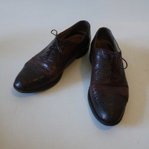 TACCO BROWN LEATHER OXFORD SHOES SZ 11 N*